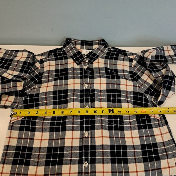 J. Crew Women's Small Soft Washed Flannel Shirt Style #BK533 New With Tag - Picture 9 of 13